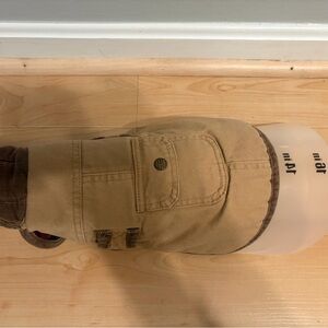 L.L. Bean Tan/Plaid Dog Jacket